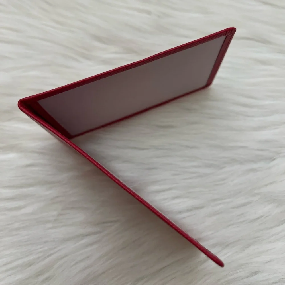 LOUIS VUITTON - RED SAFFIANO LEATHER BUSINESS CARDHOLDER WALLET